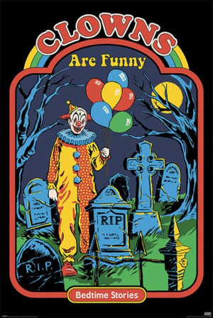 Steven Rhodes Clowns are Funny - plakat 61x91,5 cm