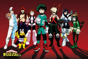 My Hero Academia Line Up - plakat 91,5x61 cm