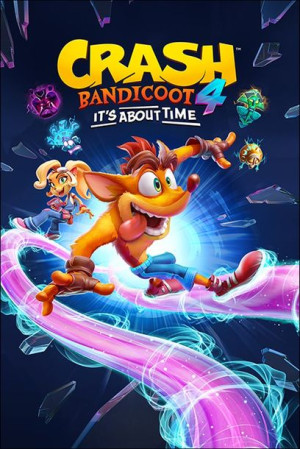 Crash Bandicoot 4 Ride Its About Time - plakat 61x91,5 cm