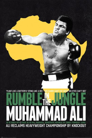 Muhammad Ali Rumble in the Jungle 1974 - plakat 61x91,5 cm