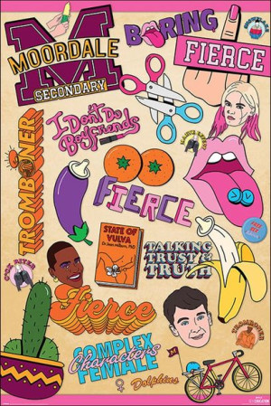 Sex Education Infografika - plakat 61x91,5 cm