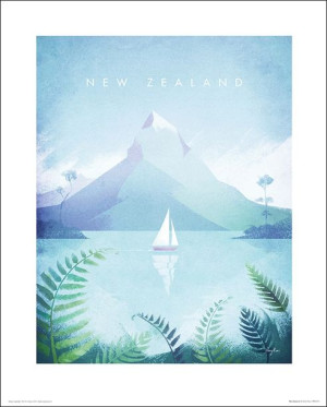 Nowa Zelandia - plakat premium 30x40 cm