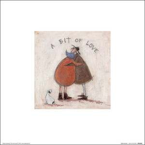 Sam Toft A Bit of Love - plakat premium 30x30 cm