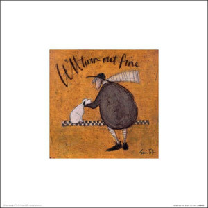Sam Toft It will Turn Out fine - plakat premium 30x30 cm