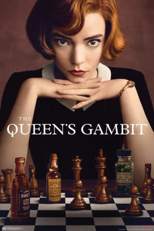 Gambit Królowej - plakat 61x91,5 cm