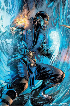 Mortal Kombat Sub Zero - plakat 61x91,5 cm