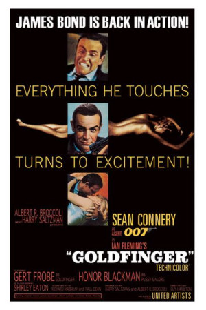 James Bond Goldfinger - plakat 61x91,5 cm