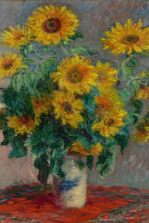Claude Monet Słoneczniki - plakat 61x91,5 cm