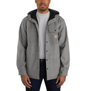 Koszula / Kurtka Carhartt Rain Defender® Heavyweight Hooded Shirt Jac BLACK