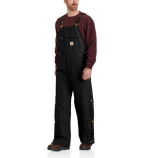 Ocieplane Ogrodniczki Carhartt Firm Duck Insulated BLACK