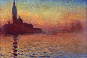 Claude Monet San Giorgio Maggiore at Dusk - plakat 91,5x61 cm