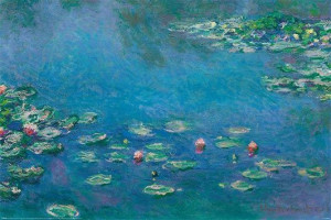 Claude Monet Lilie Wodne - plakat 91,5x61 cm