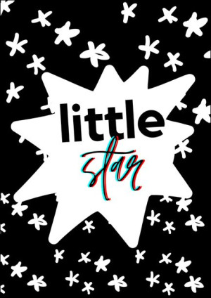 little star - plakat 59,4x84,1 cm