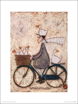 Sam Toft GoosieGoosie Taxi - plakat premium 30x40 cm