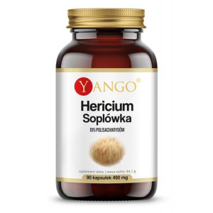 Hericium - Soplówka - ekstrakt 10% polisacharydów - 90 kaps Yango