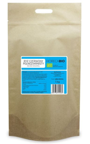 Ryż czerwony pełnoziarnisty BIO 5 kg Horeca