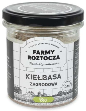 Kiełbasa zagrodowa BIO 250 g (słoik) Farmy Roztocza