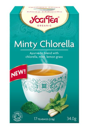 Herbatka miętowa z chlorellą (MINTY CHLORELLA) BIO (17 x 2 g) 34 g Yogi Tea