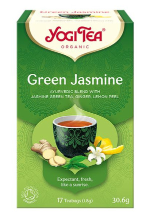 Herbata zielona jaśminowa (GREEN JASMINE) BIO (17 x 1,8 g) 30,6 g Yogi Tea