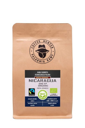 Kawa ziarnista arabica 100 % NIKARAGUA FAIR TRADE BIO 250 g Coffee Hunter