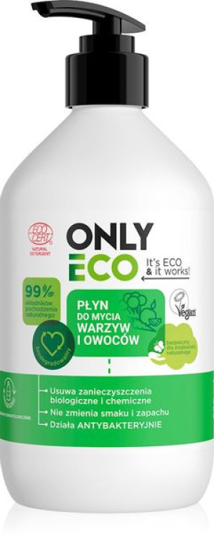 Płyn do mycia owoców i warzyw 500 ml Only Eco