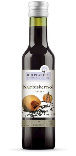 Olej z pestek dyni tłoczony na zimno BIO 250 ml Bio Planetee