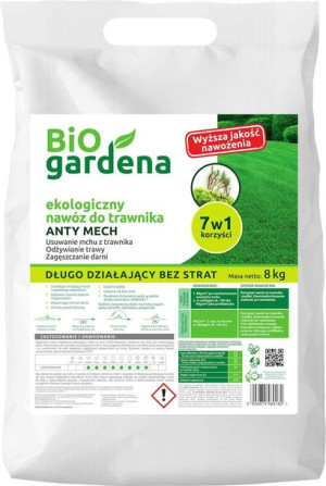 Nawóz do trawników anty mech ECO 8 kg Bio Gardena