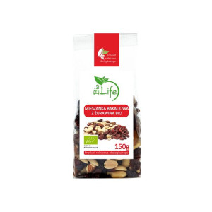 Mieszanka bakalii z żurawiną BIO 150 g BioLife