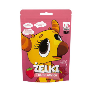 Żelki bez dodatku cukru Truskawka Jabłko 35 g Be Raw