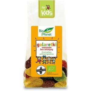 Galaretki owocowe bez żelatyny bezglutenowe BIO 100 g - Bio Planet