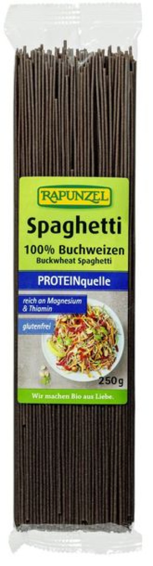 Makaron gryczany spaghetti bezglutenowy BIO 250 g Rapunzel
