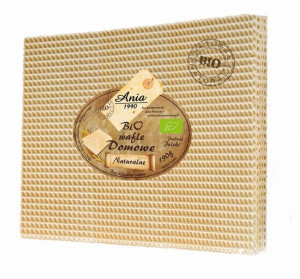 Wafle domowe naturalne bez dodatków cukrów BIO 190 g Bio Ania