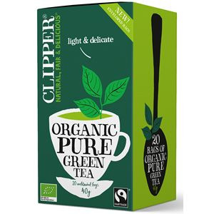 Herbata Zielona Fair Trade Bio (20 X 2 G) 40 G - Clipper