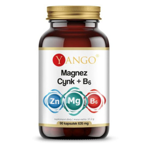 Magnez + Cynk + B6 - 90 kaps Yango