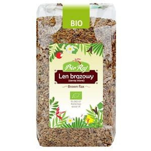 Len Brązowy (siemię Lniane) Bio 500 G - Bio Raj
