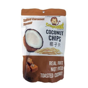 Chipsy kokosowe Słony Karmel 40 g Crispconut