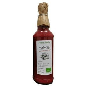 Mus malinowy LEKKO SŁODZONY BIO 500 ml - ANNA DUDA