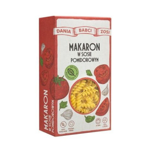 Makaron w kremowym sosie pomidorowym 180 g Dania Babci Zosi