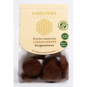 Ciastka kruche czekoladowe BEZGLUTENOWE BIO 100 g - Fabijańscy
