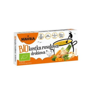 Kostka rosołowa drobiowa BIO 100 g Naura