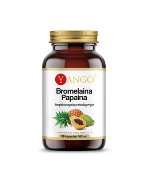Bromelaina + papaina  90 kaps Yango