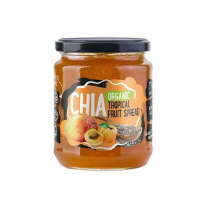 Mus z owoców tropikalnych z nasionami chia BIO 250 g Rudolfs