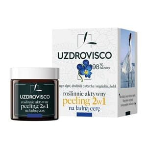 Peeling do twarzy 2w1 FIOŁEK 50 ml - Uzdrovisco