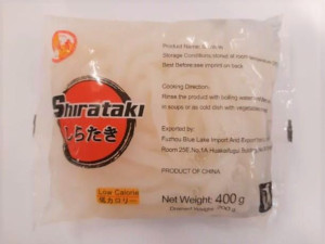 Makaron Shirataki, Konjac, udon-gruby 200 g CITY AROMA