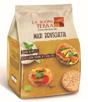 Pieczywo bruschetta z olwią z oliwek extra virgin BIO 175 g La Buona Terra