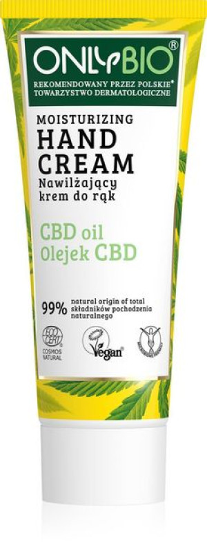 Krem do rąk nawilżający OLEJEK CBD ECO 75 ml - ONLY BIO