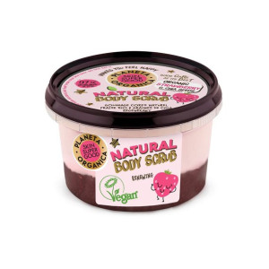 Scrub do ciała wygładzający Truskawka & Nasiona Chia 250 ml SSG Planeta Org