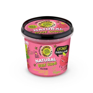Scrub do ciała nawilżający Lychee Bubble Gum 360 ml SSG Planeta Organica