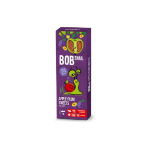 Przekąska jabłkowo-śliwkowa z owoców bez dodatku cukru 30 g BobSnail