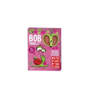 Przekąska jabłkowo-malinowa z owoców bez dodatku cukru 120 g BobSnail